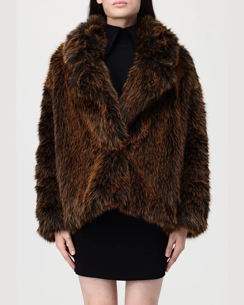 Semicouture Mantel damen Braun