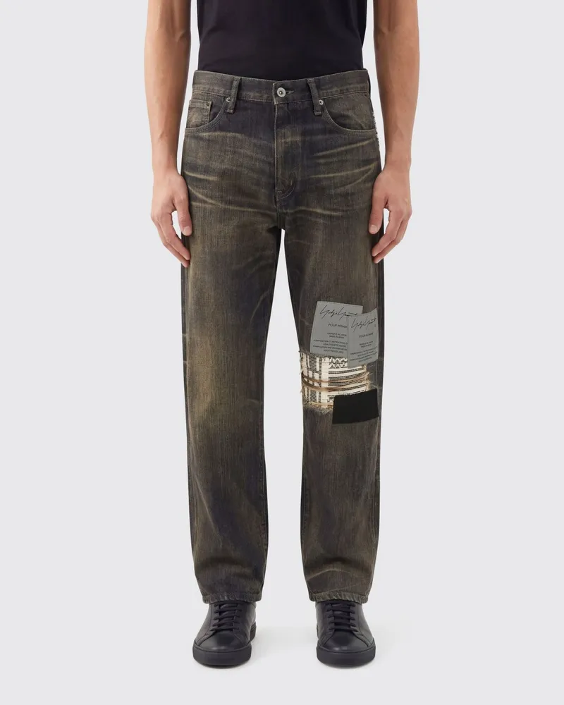 Yohji Yamamoto Jeans herren Schwarz
