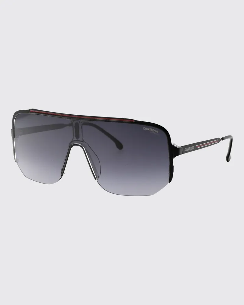 Carrera Piloten-Sonnenbrille mit rechteckigem Polyamid-Rahmen Schwarz