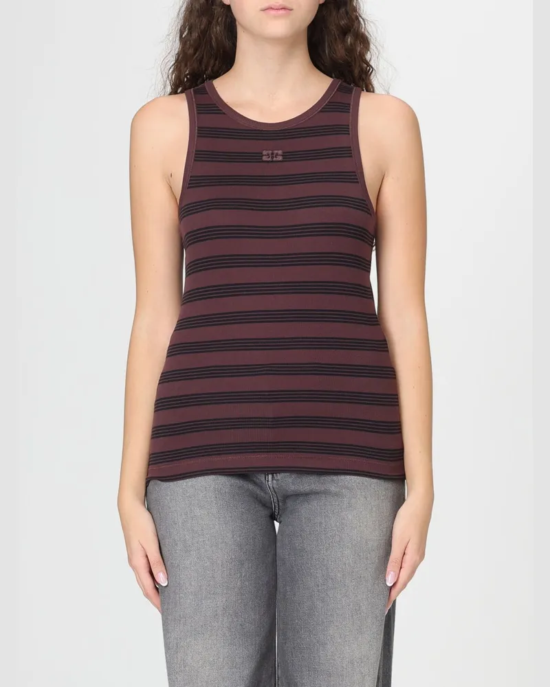 Ganni Top damen Braun