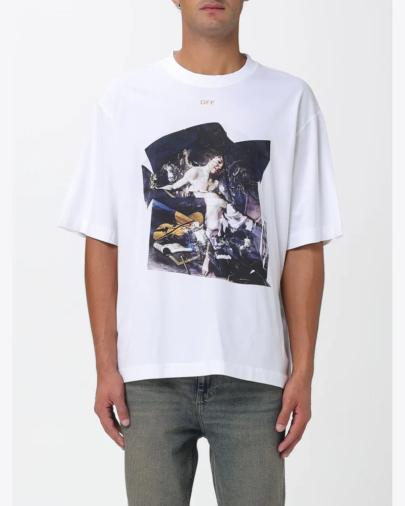 OFF-WHITE T-shirt herren Weiß