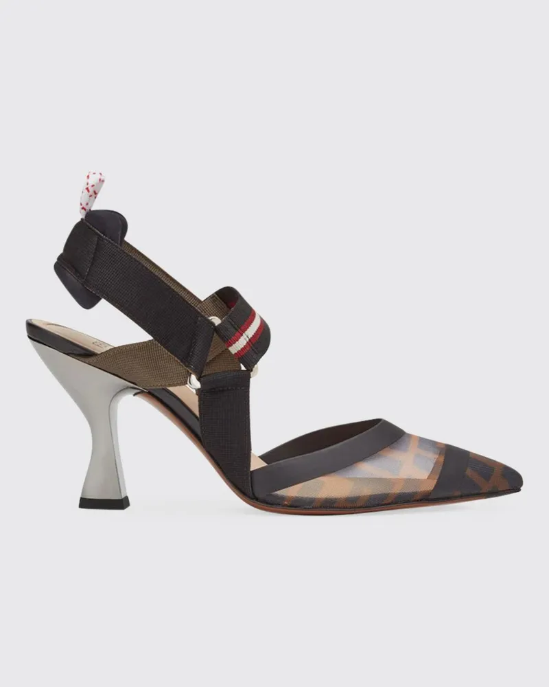 Fendi Absatzschuhe damen Tabak