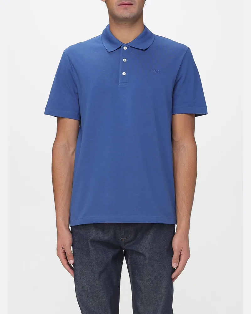 A.P.C. Polo herren Blau