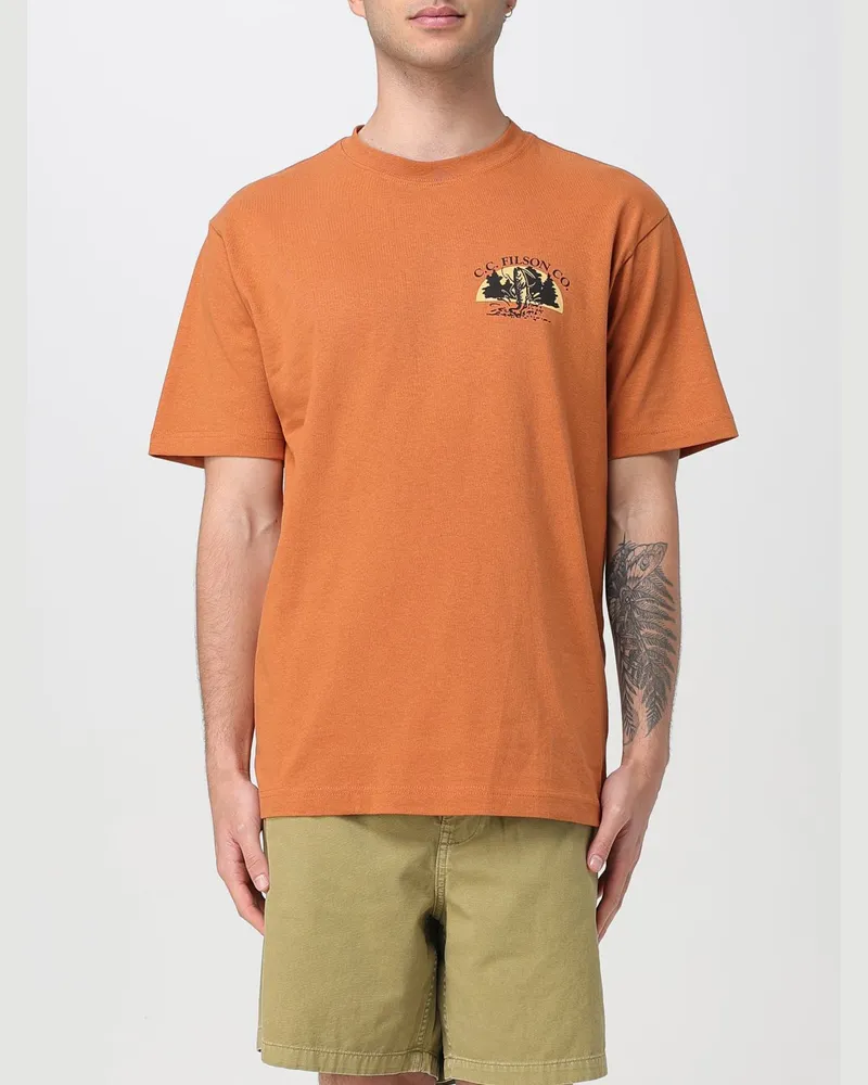 Filson T-shirt herren Camel