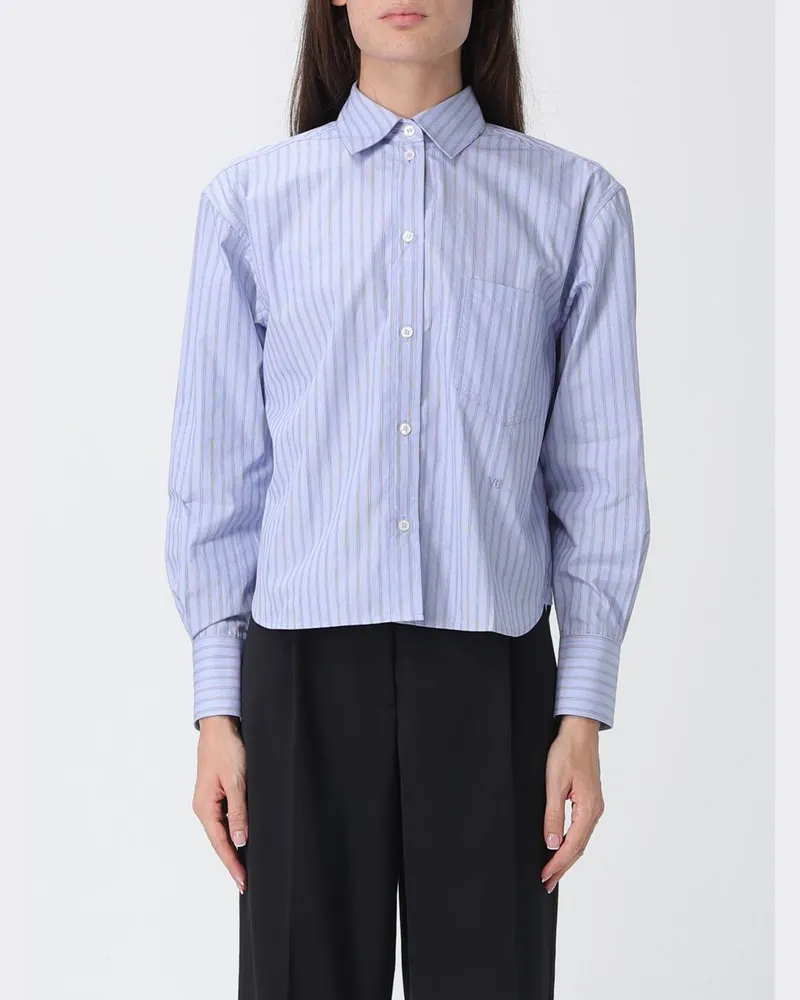 Victoria Beckham Hemdbluse damen Hellblau