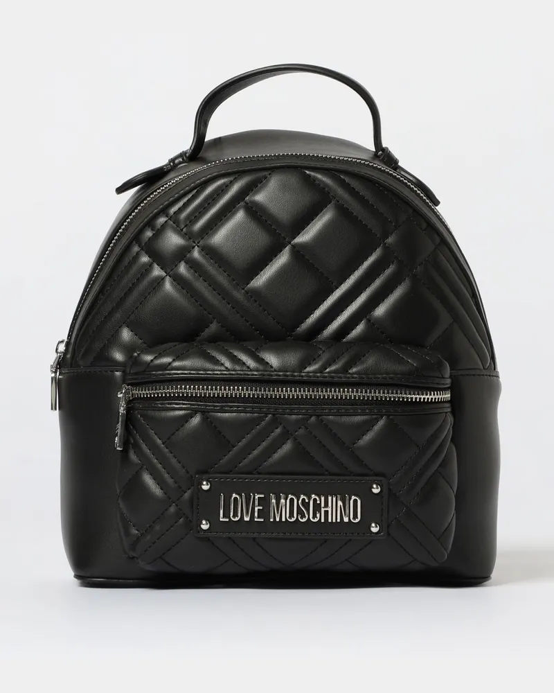 Moschino Rucksack damen Schwarz