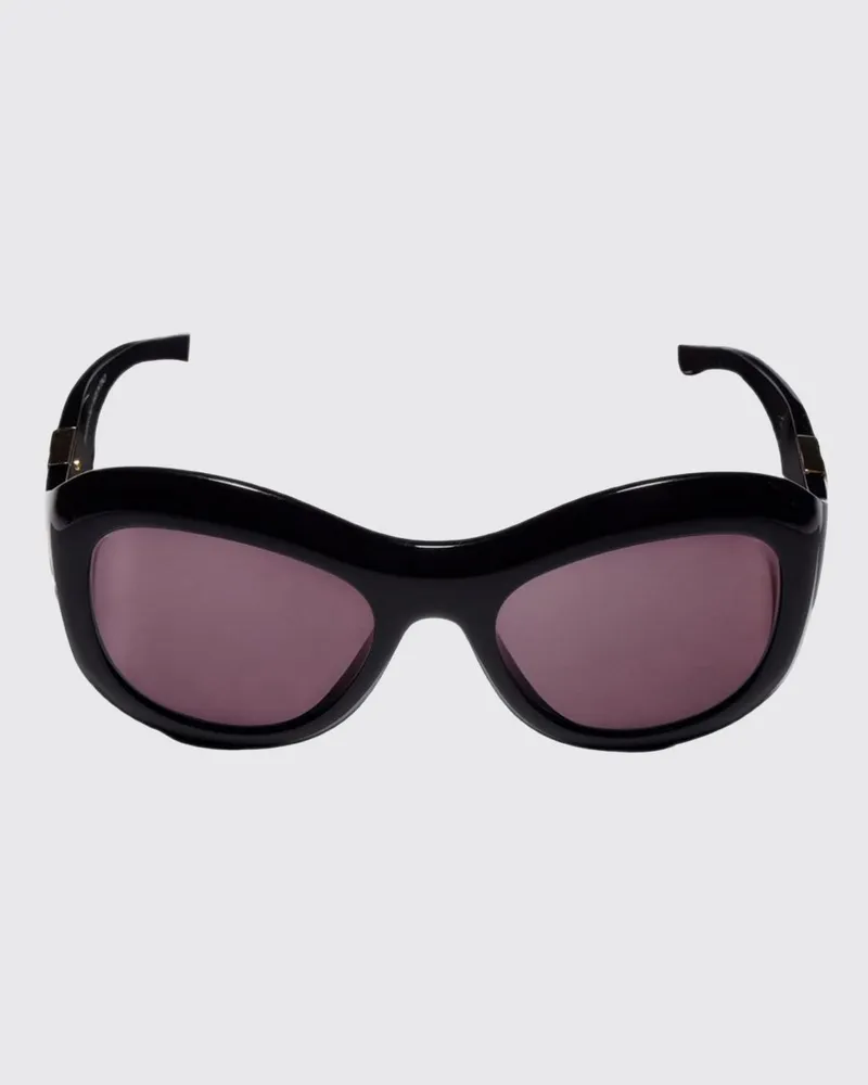 Gucci Cat-Eye-Sonnenbrille aus Schildpatt-Acetat mit GG-Monogramm-Logo Schwarz