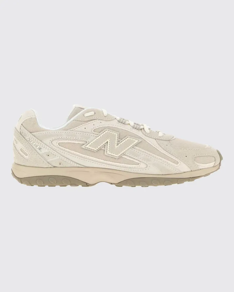 New Balance Sneakers 204L aus Veloursleder mit appliziertem Logo Weiß