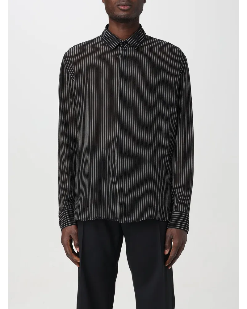 Saint Laurent Hemd herren Schwarz