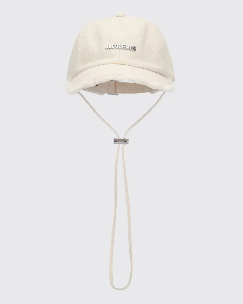 Jacquemus La Casquette Artichaut Baseballkappe von aus Baumwolltwill Weiß