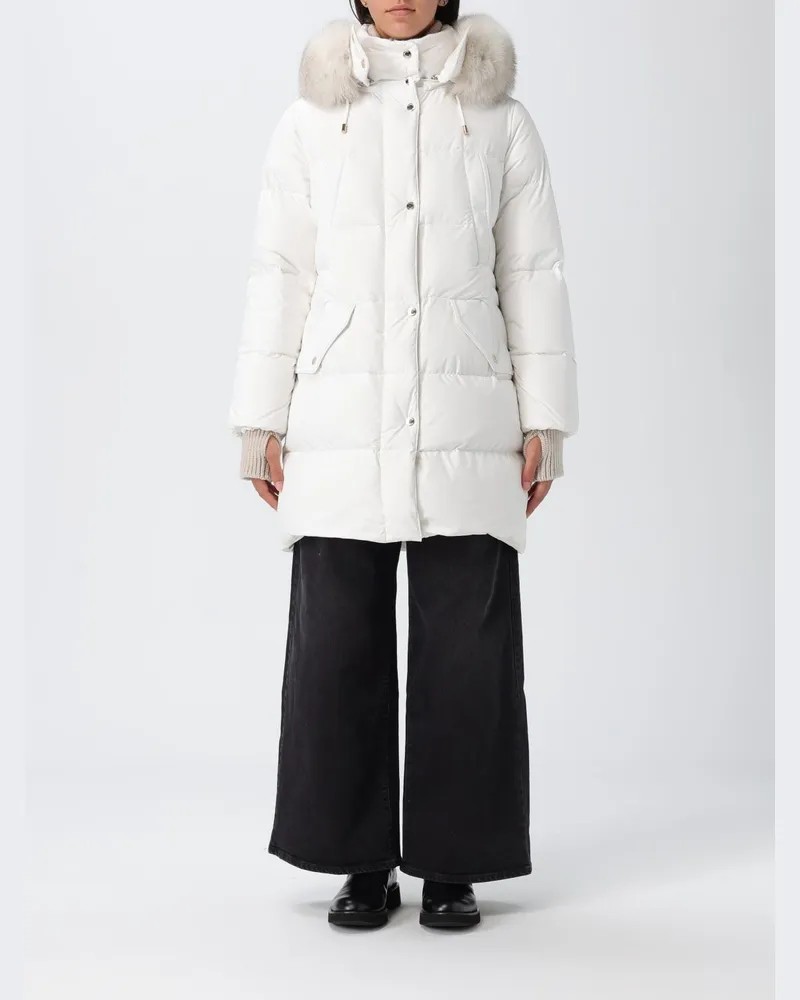 MOORER Jacke damen Weiß