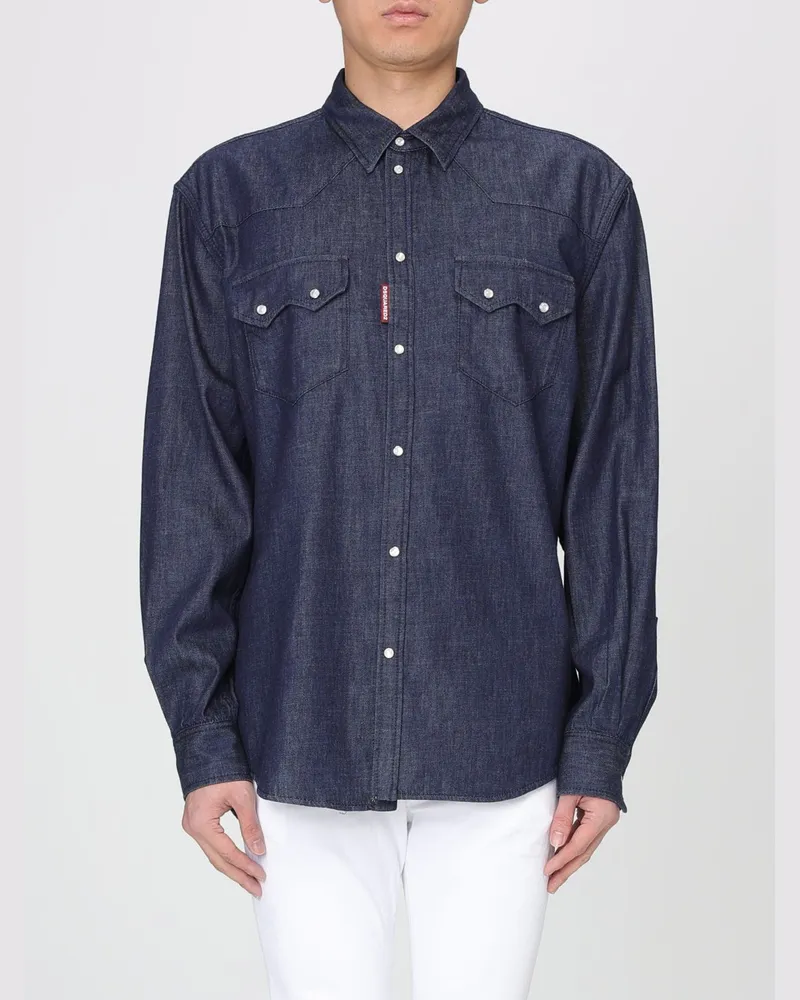 Dsquared2 Hemd herren Blau
