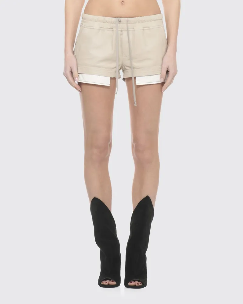 Rick Owens Shorts damen Beige