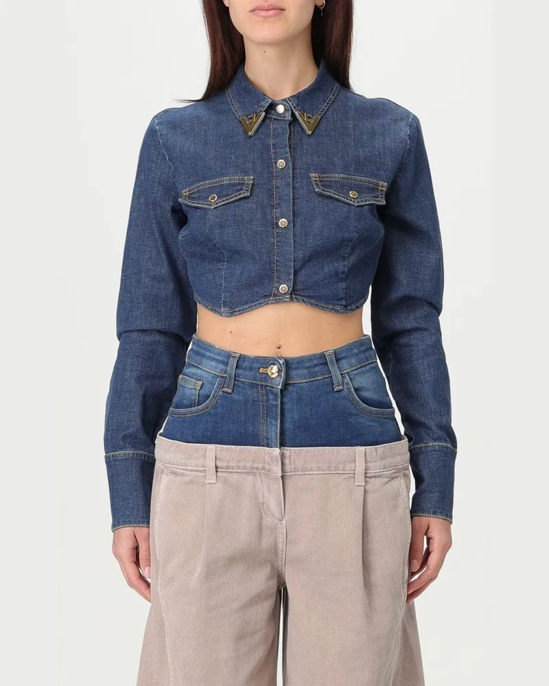 Elisabetta Franchi Top damen Blau