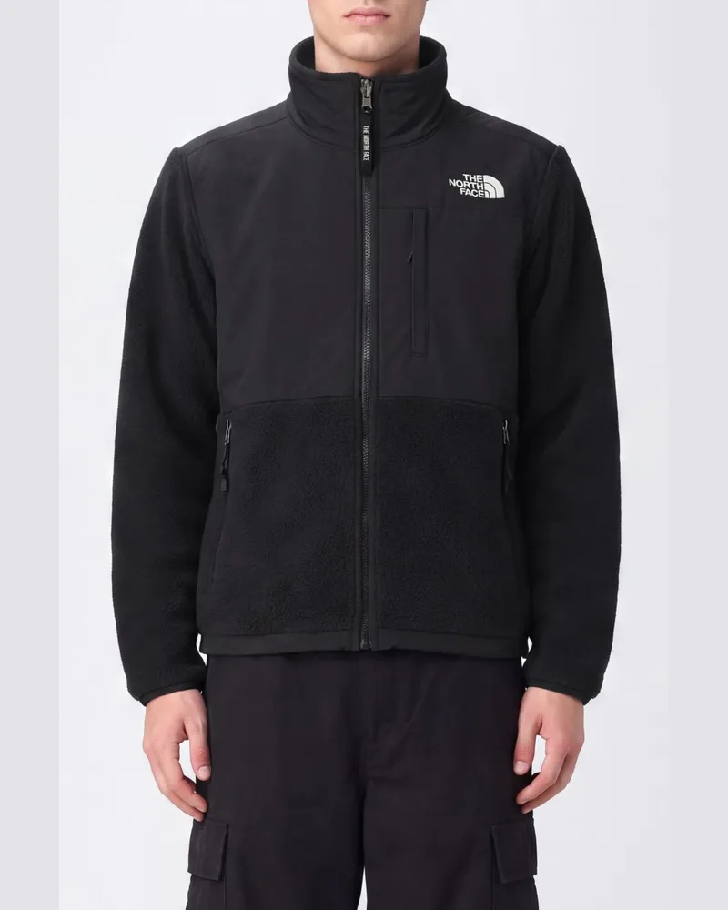 The North Face Fleece-Sportjacke mit Stehkragen und Reißverschluss Schwarz