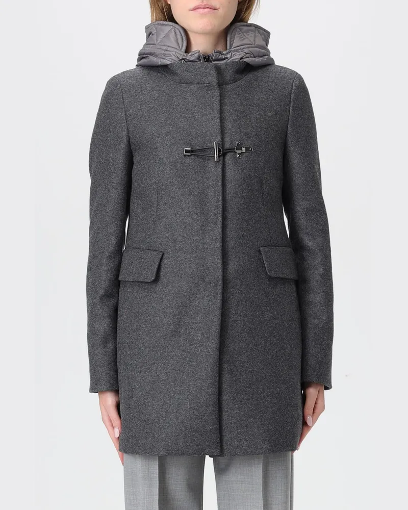 Fay Mantel damen Grau