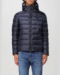 Blauer Jacke Blau