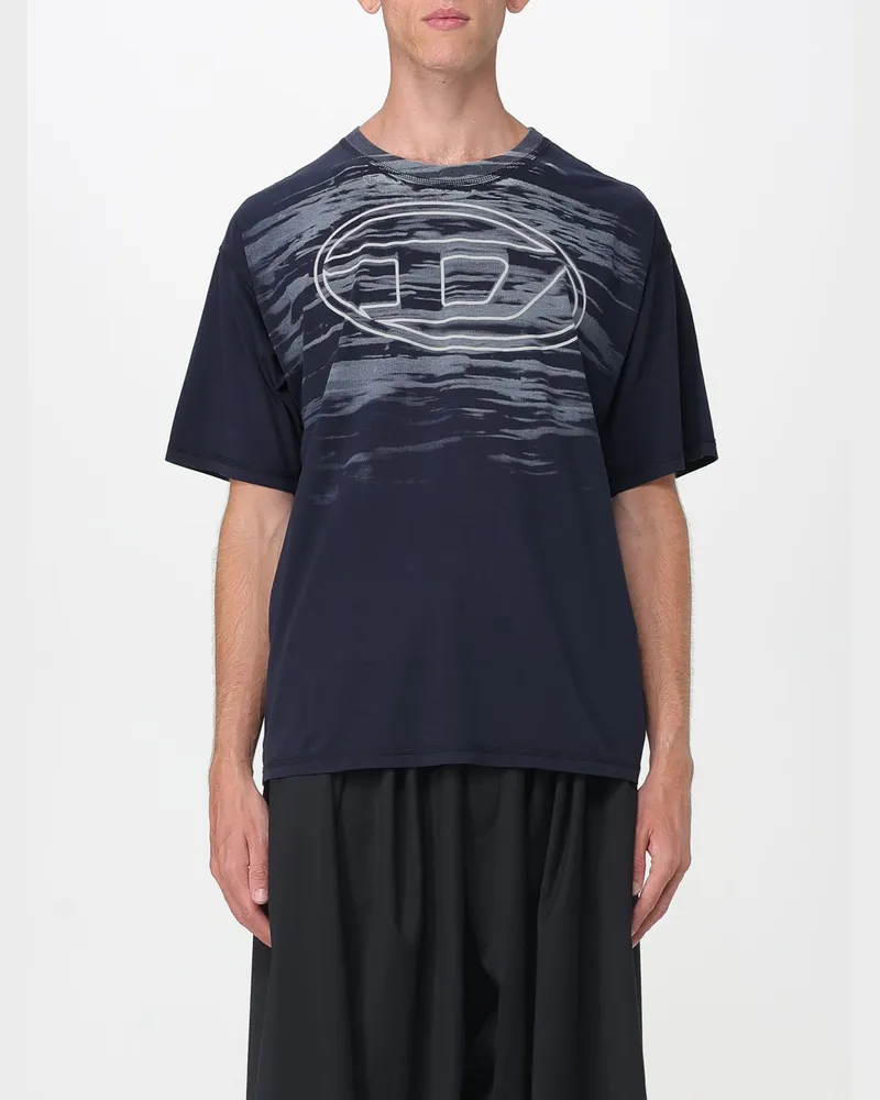 Diesel T-shirt herren Blau