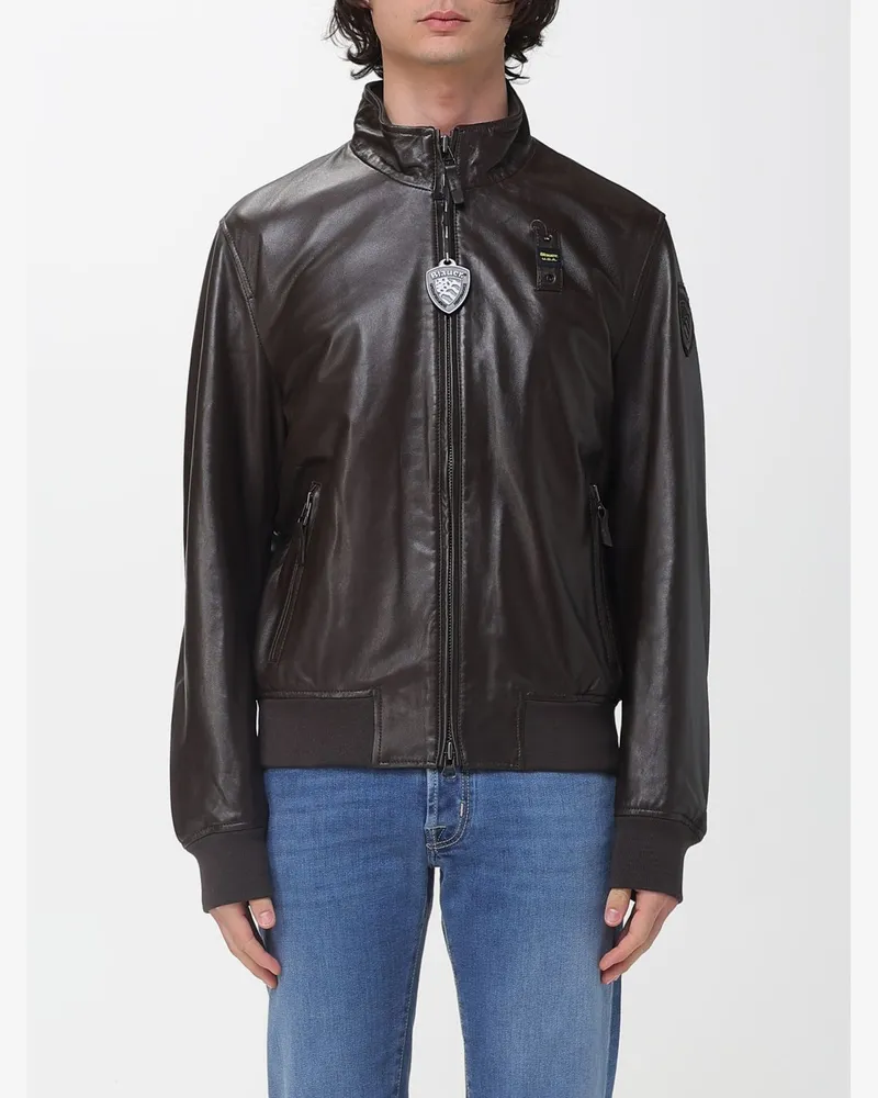 Blauer Jacke herren Kaffee