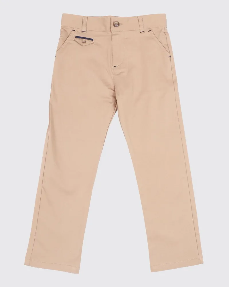 Tartine et Chocolat Slim Fit Chino-Hose für Jungen aus Stretch-Baumwolle Beige