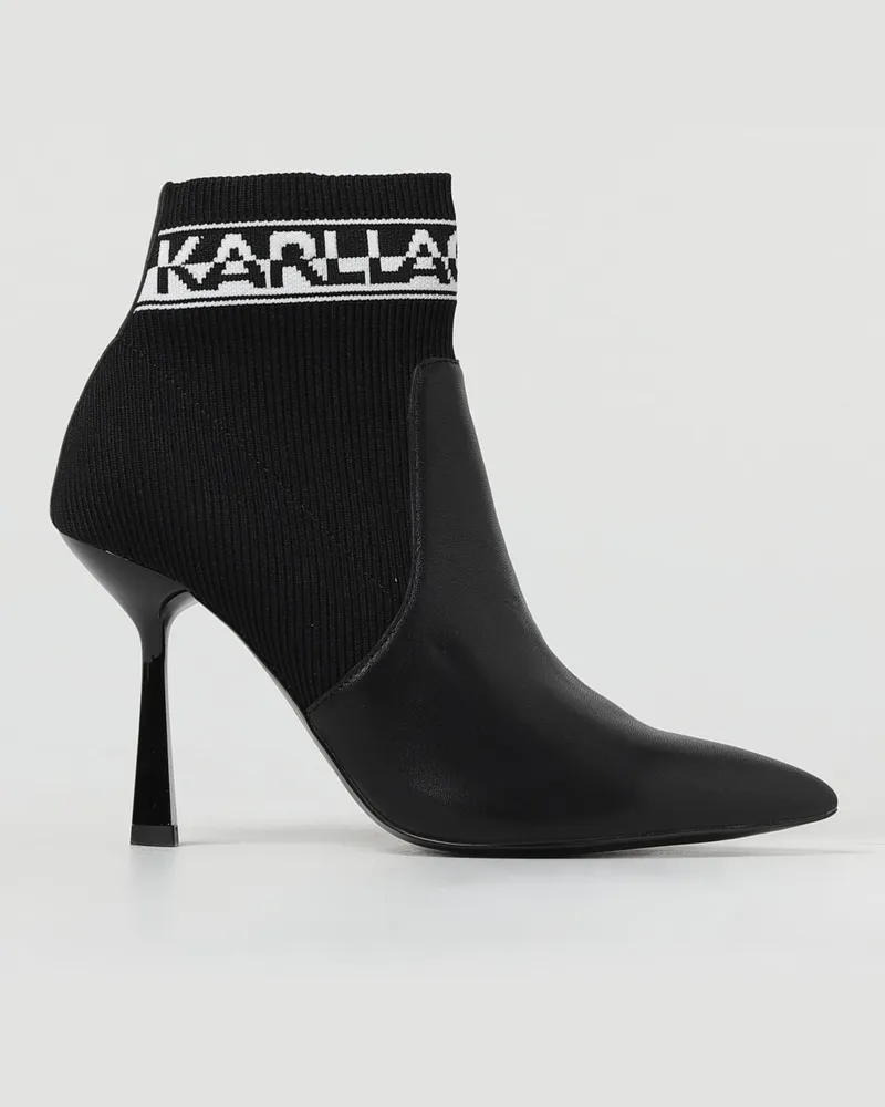 Karl Lagerfeld Flache stiefeletten damen Schwarz