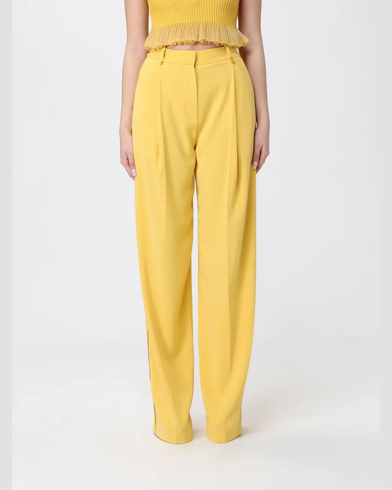 Elisabetta Franchi Hose damen Gelb