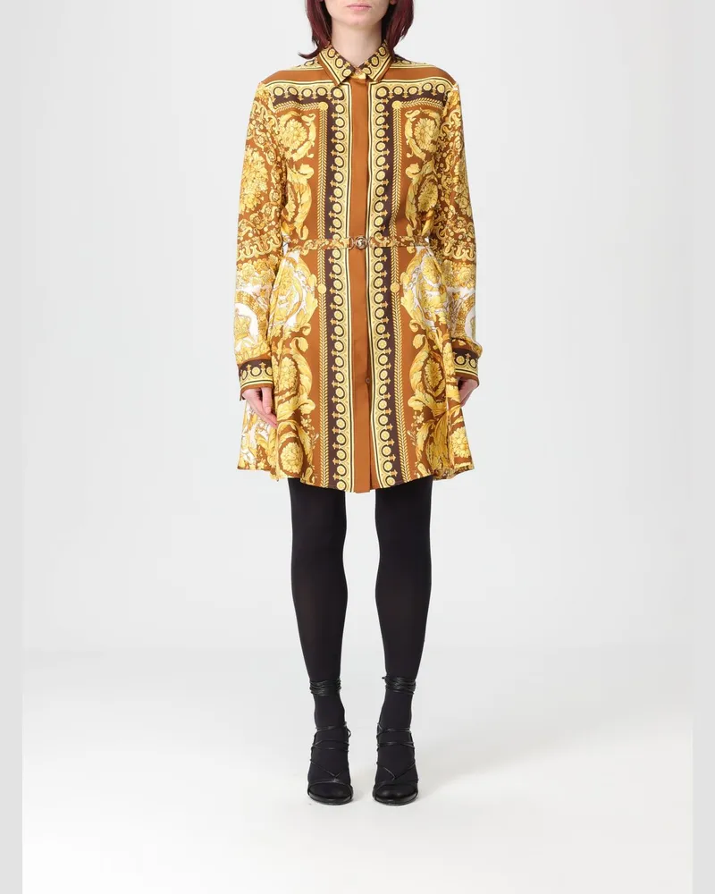 Versace Kleider damen Braun
