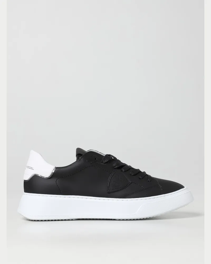 Philippe Model Herren Sneakers Schwarz