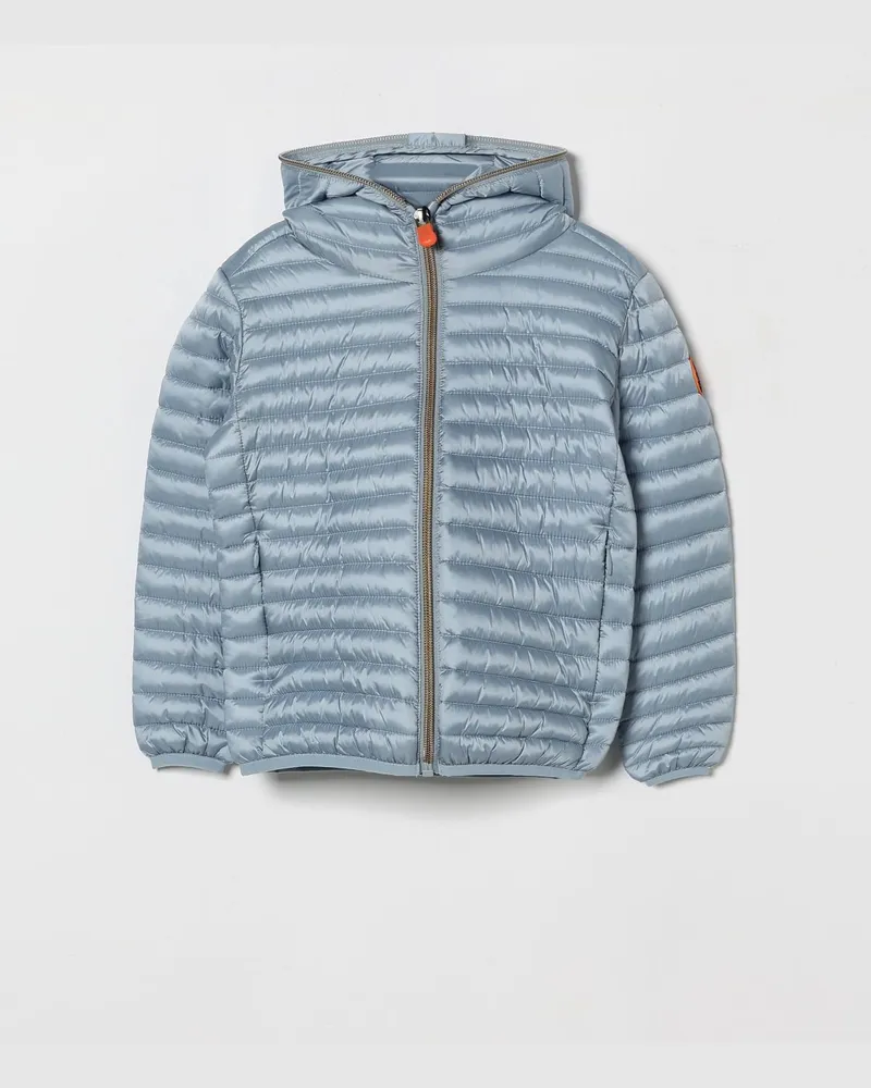 Save The Duck Daunenjacke aus Nylon mit Kapuze Hellblau