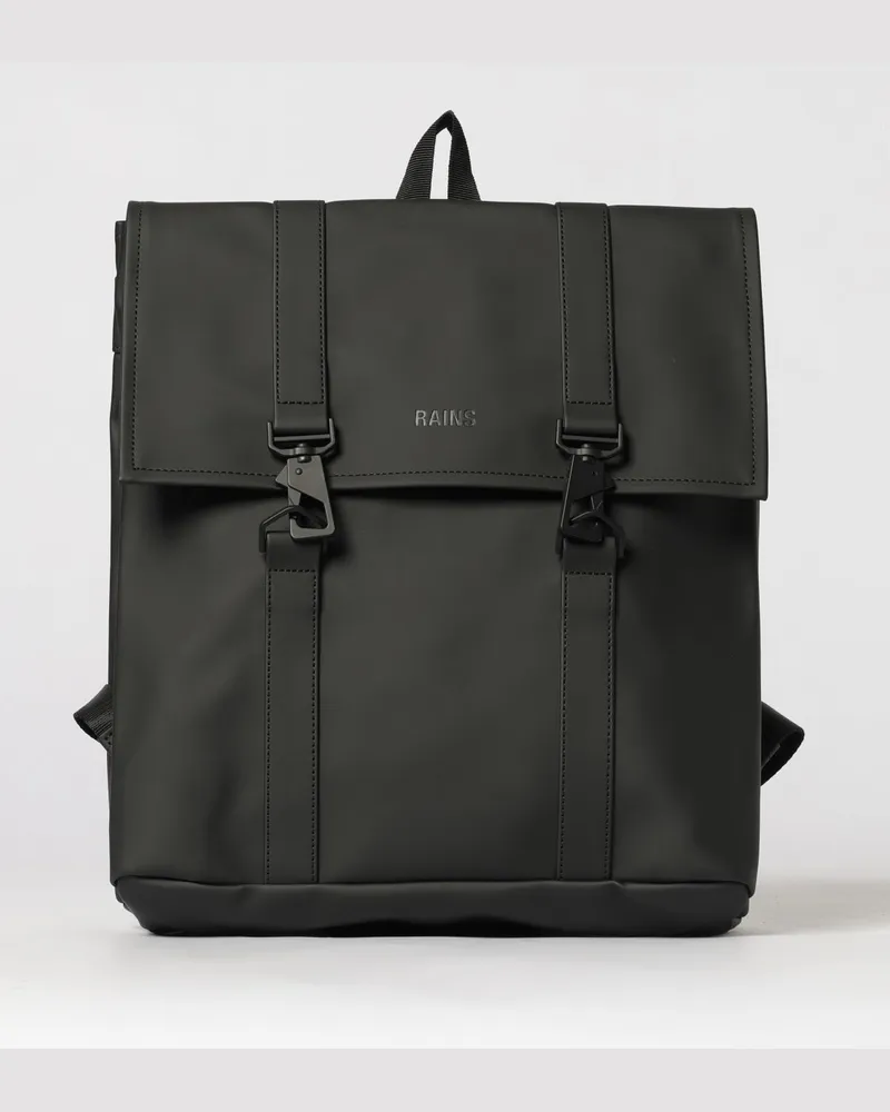 RAINS Wasserdichter MSN Rucksack aus Polyester Schwarz