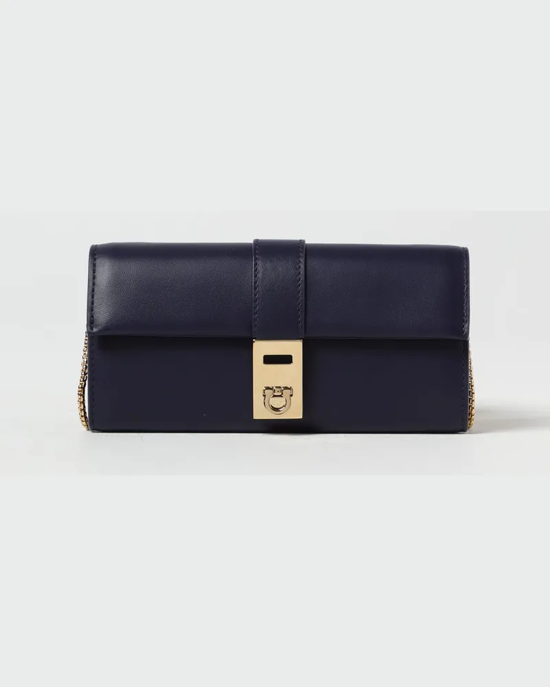 Ferragamo Schultertasche damen Blau