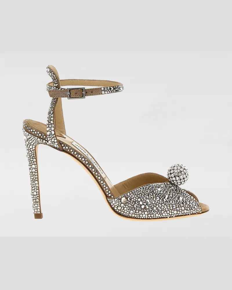 Jimmy Choo Flache sandalen damen Silber