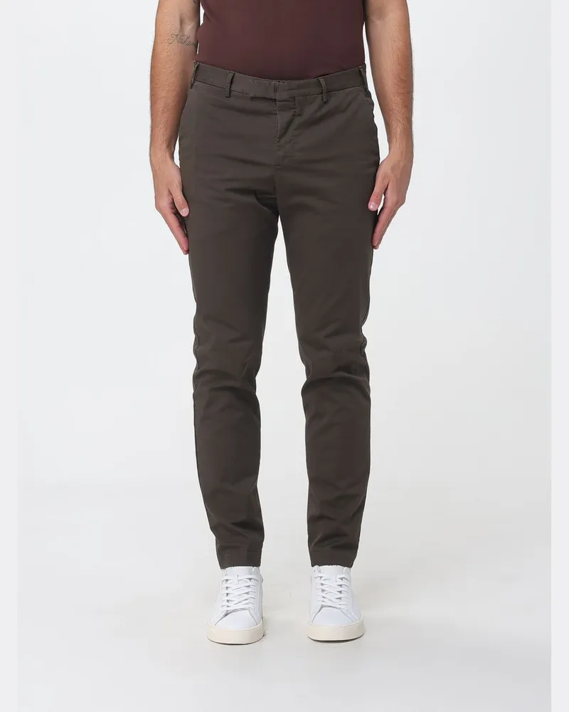 PT TORINO Gabardine-Chinohose Braun