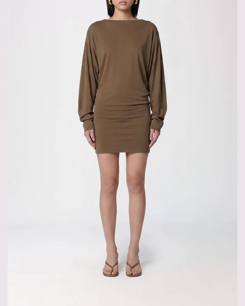 Jacquemus Kleid aus Viskose Grün