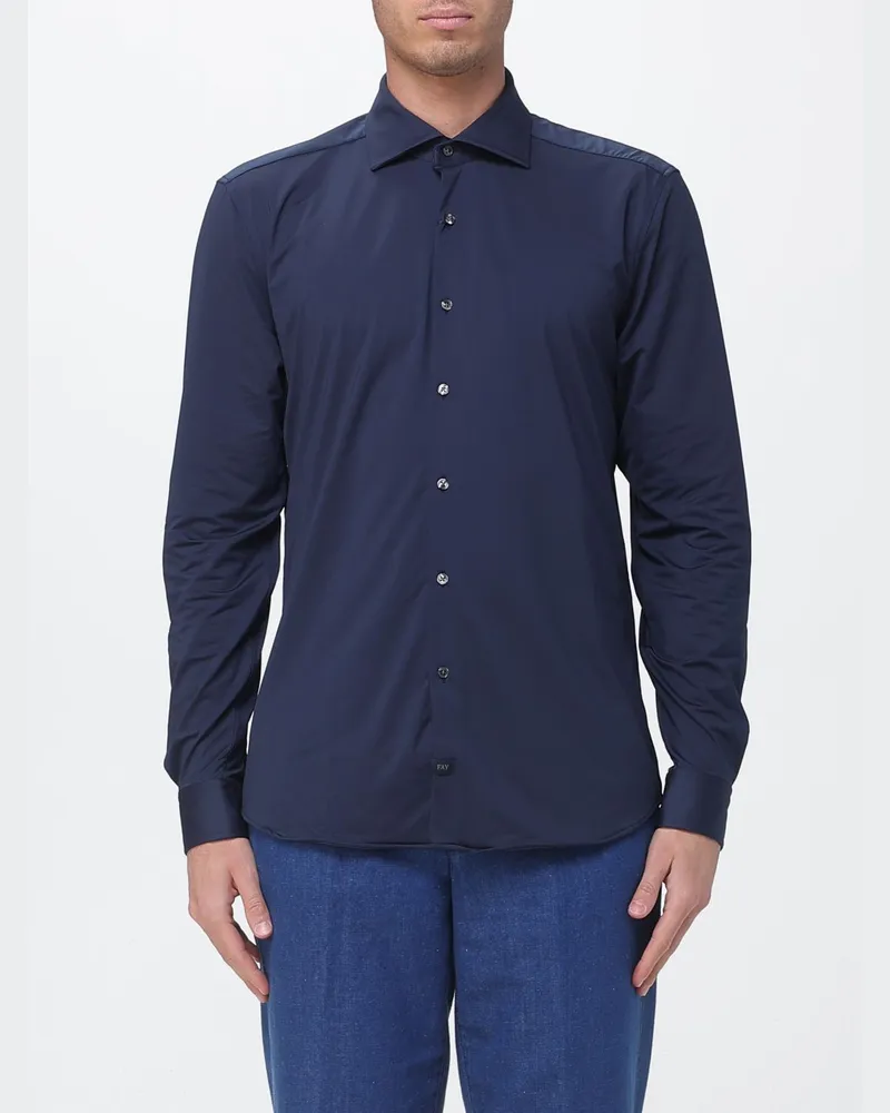 Fay Hemd herren Navy