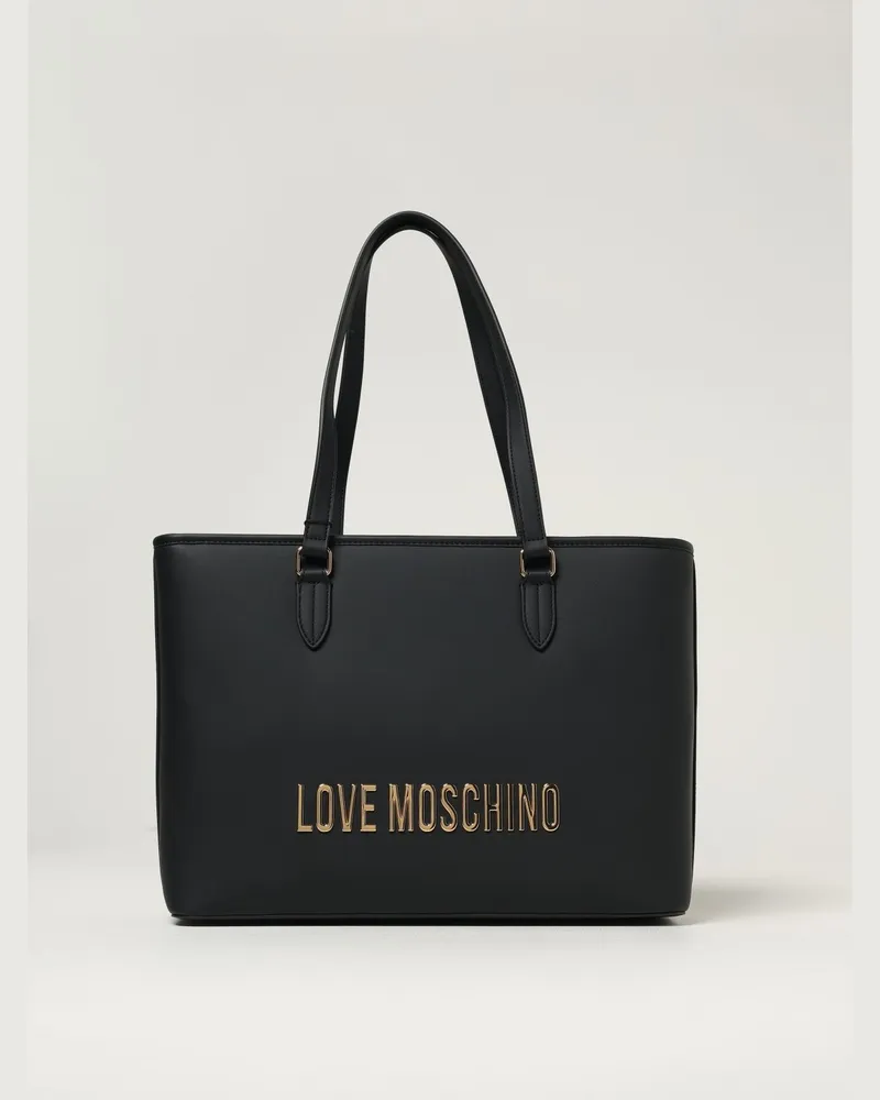 Moschino Schultertasche damen Schwarz