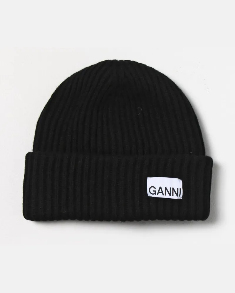 Ganni Hut damen Schwarz