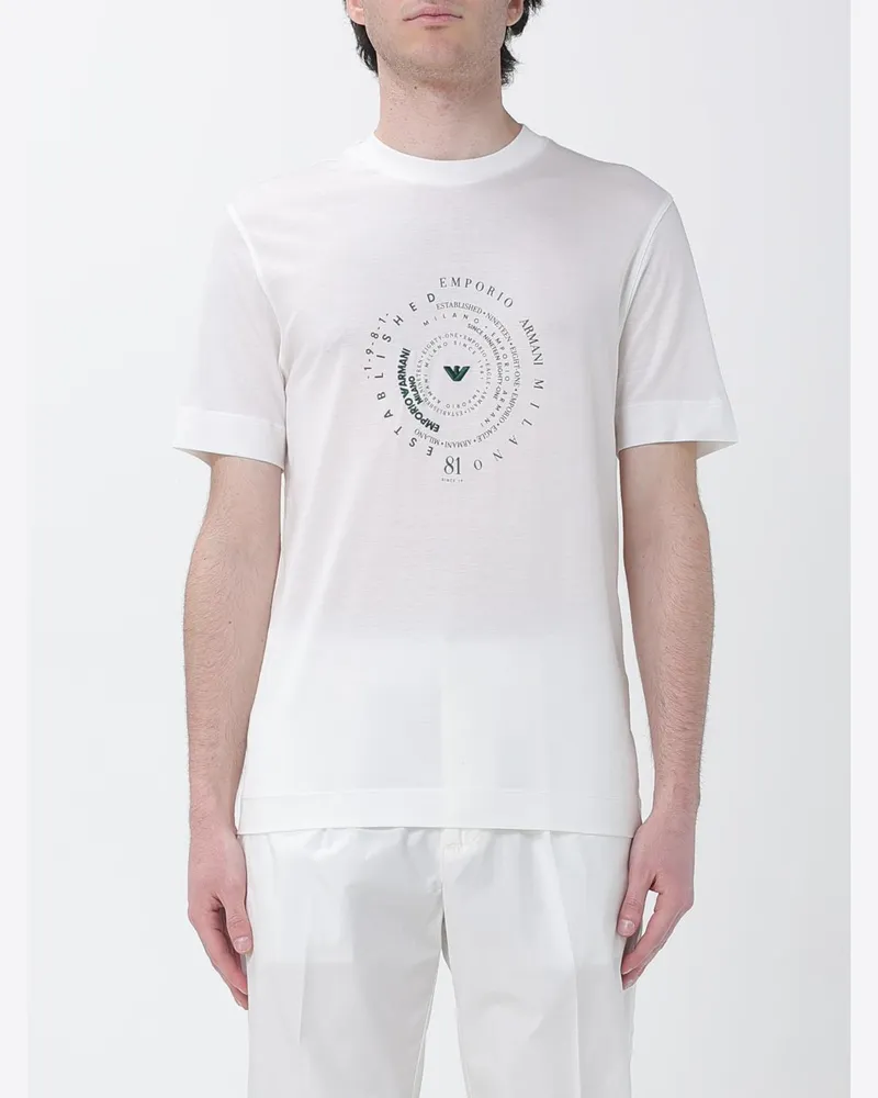 Emporio Armani T-shirt herren Weiß