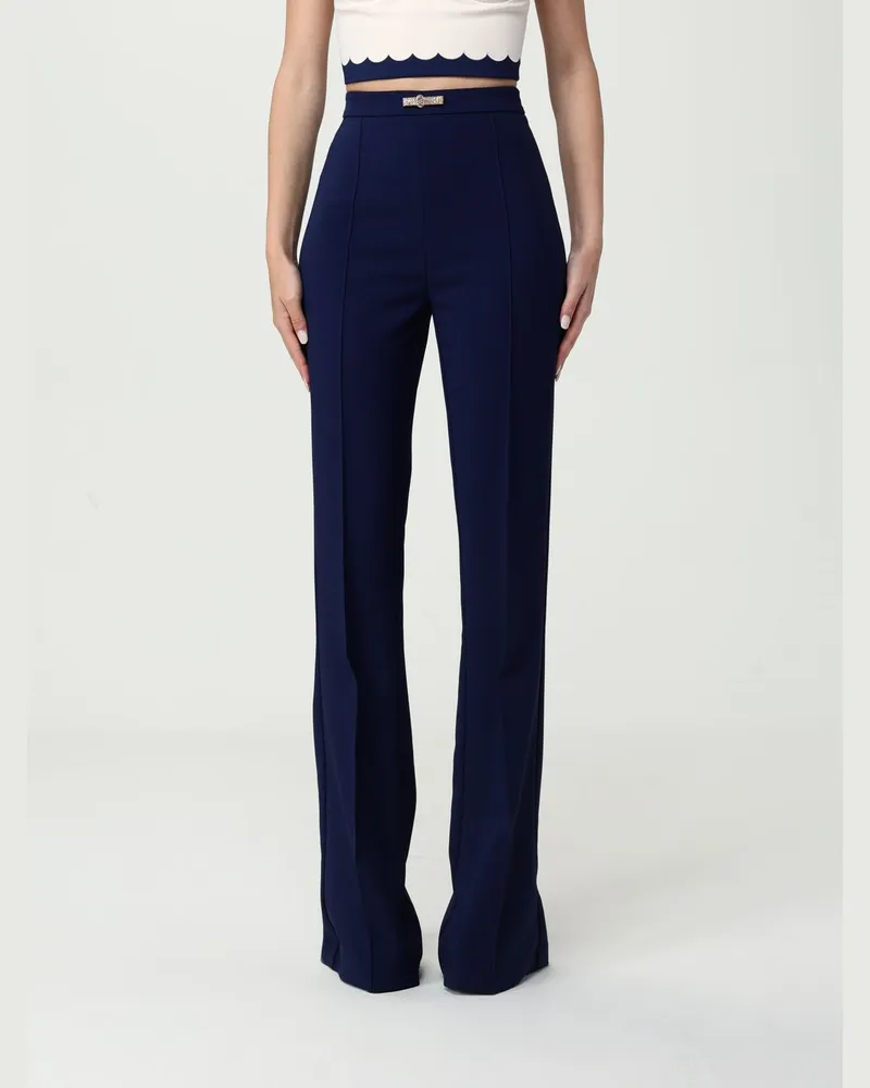 Elisabetta Franchi Hose damen Blau