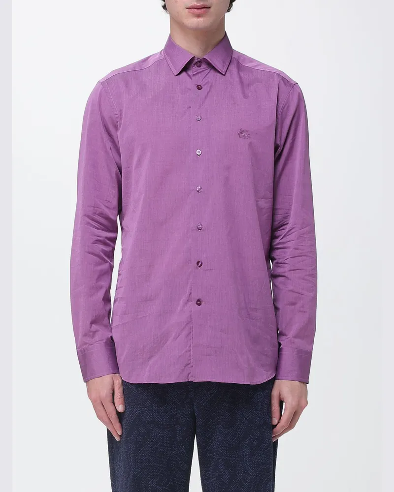 Etro T-shirt herren Violett