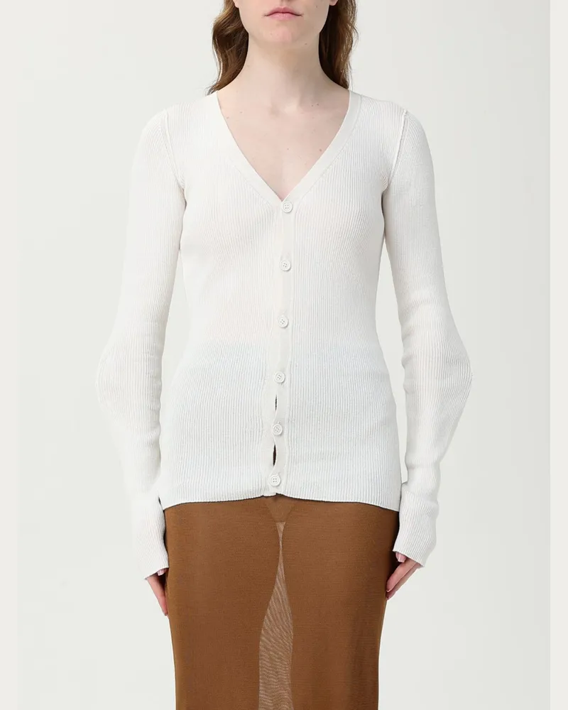 Maison Margiela Strickjacke damen Weiß