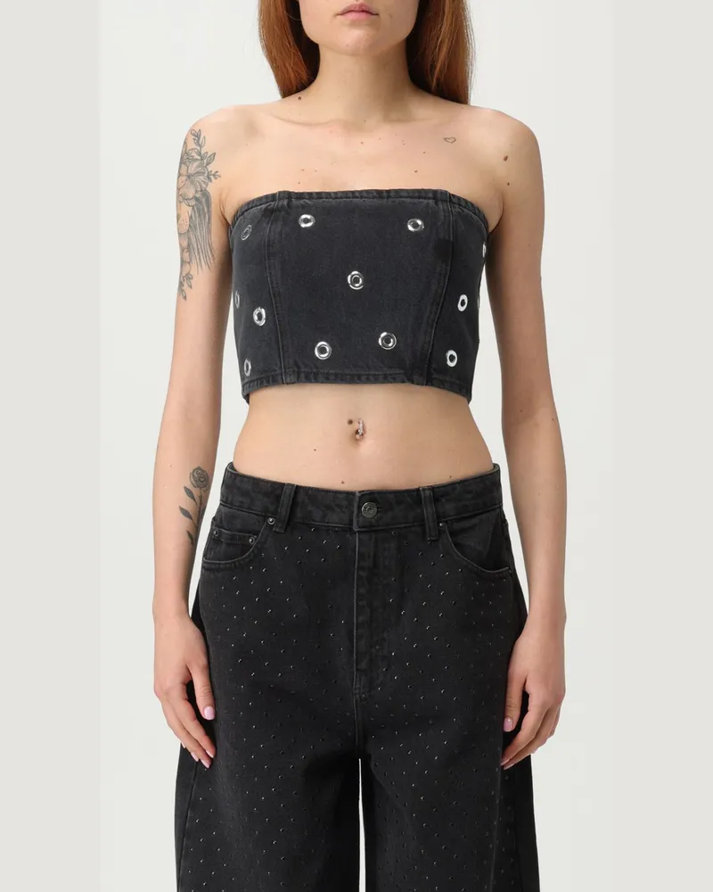 ROTATE Birger Christensen Top damen Schwarz