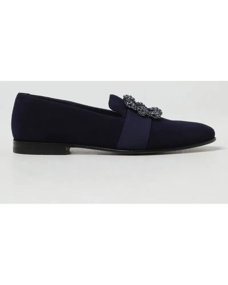 Manolo Blahnik Schuhe Navy