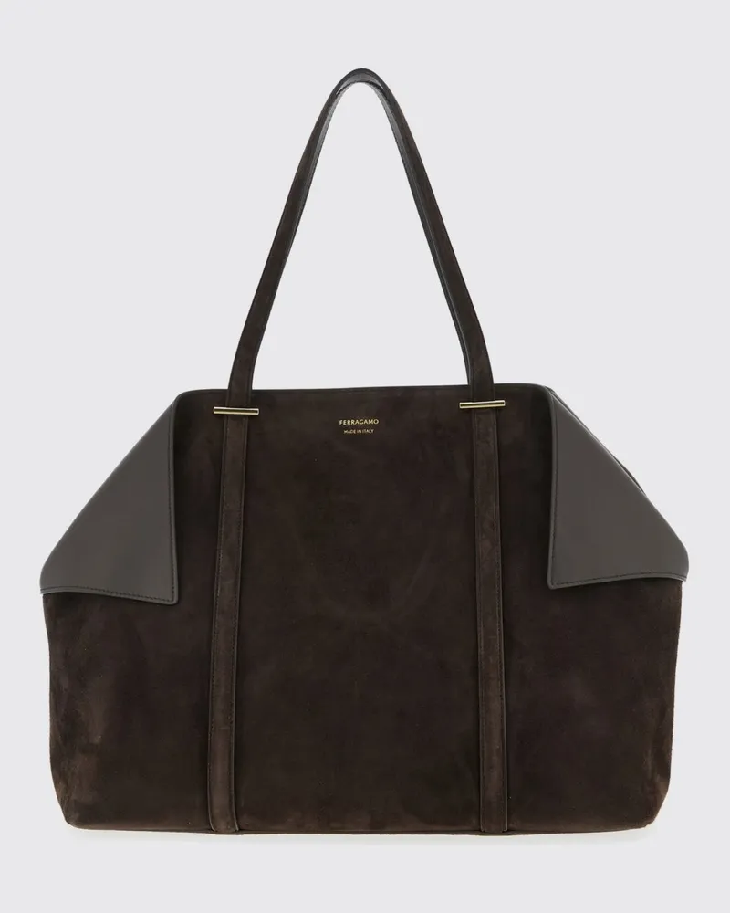 Ferragamo Schultertasche damen Braun