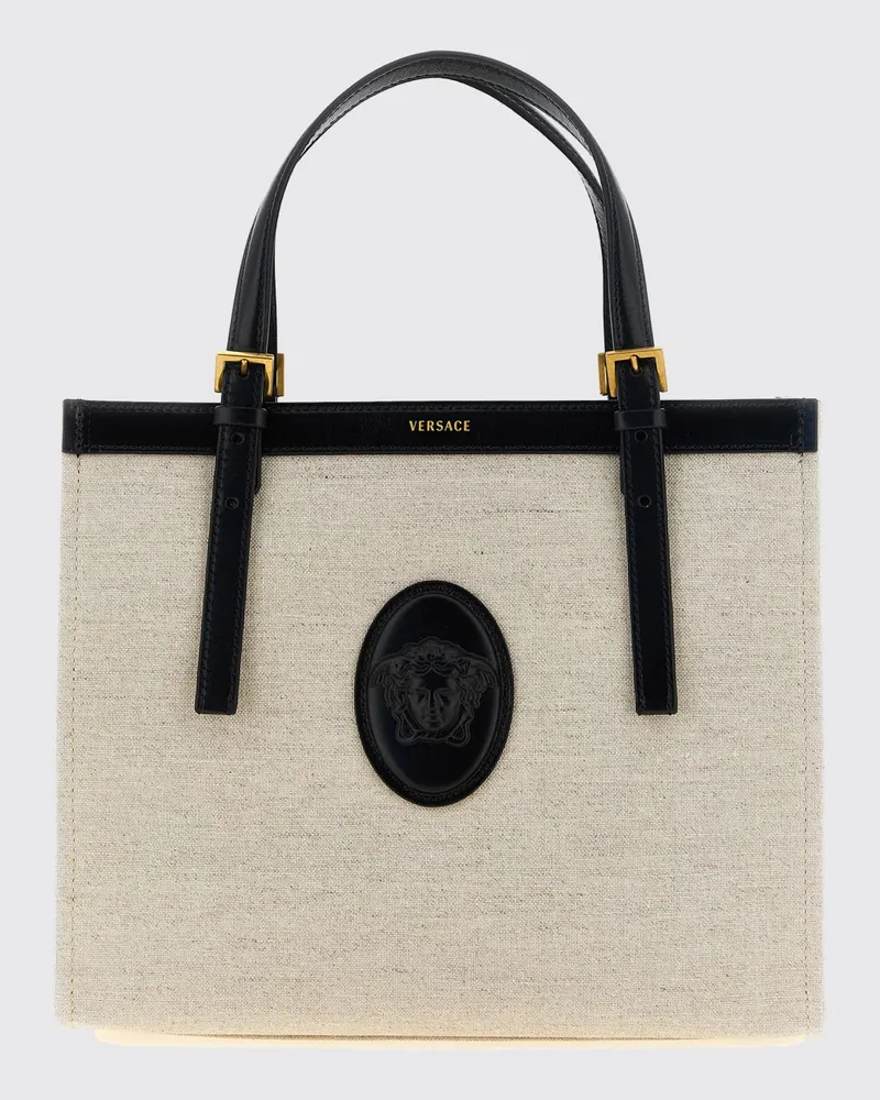 Versace Schultertasche damen Beige