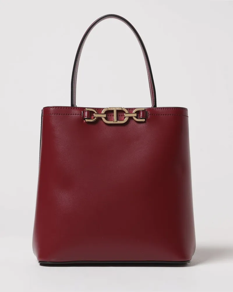 Twin-Set Schultertasche damen Burgunderrot