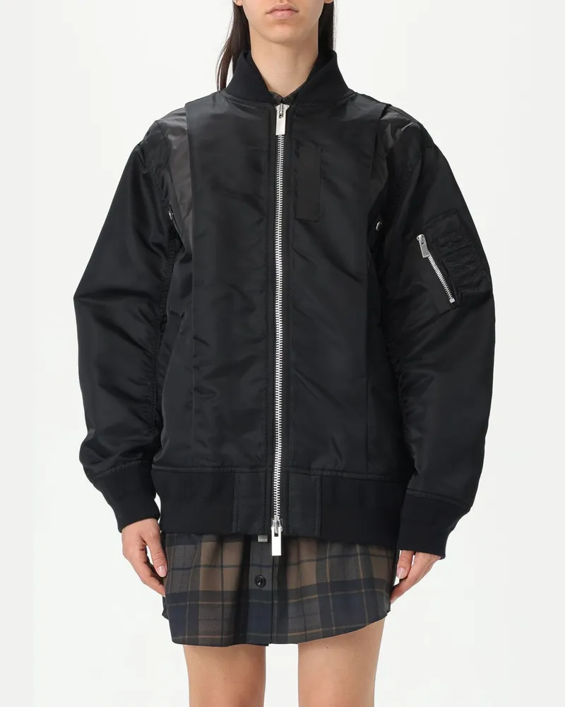 Sacai Blazer damen Schwarz