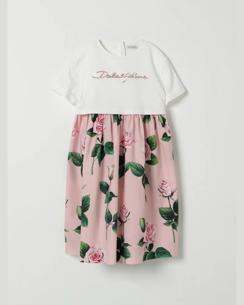 Dolce & Gabbana Kleid kinder Dolce & Gabbana Pink