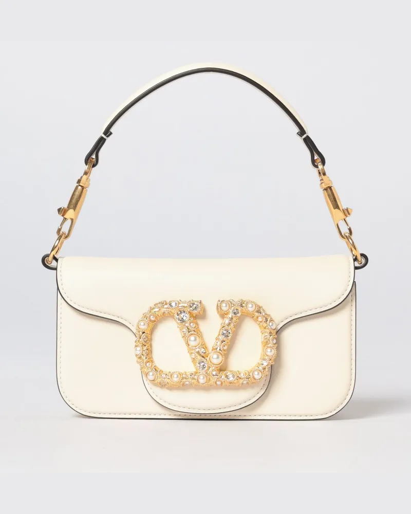 Valentino Garavani Schultertasche damen Ivory