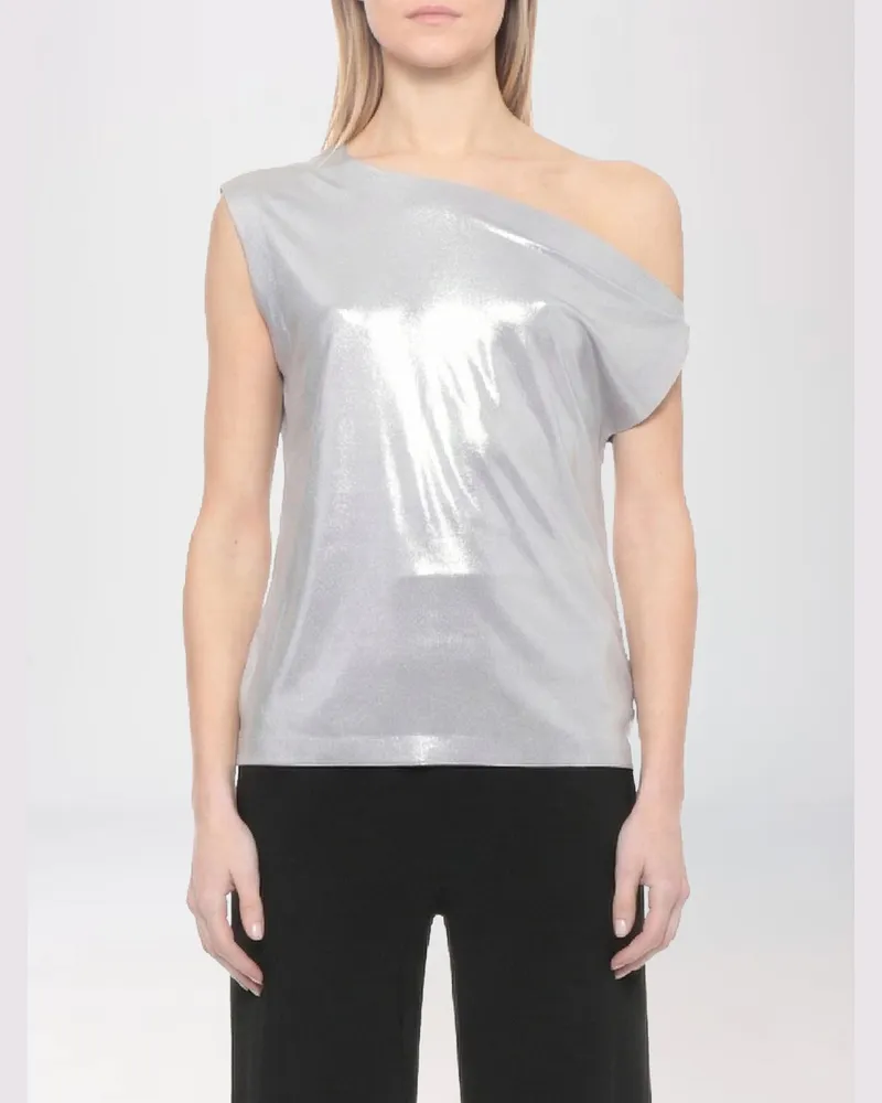 Norma Kamali Top damen Silber
